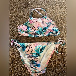 Pink Tropical Swimsuit